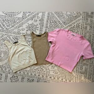 Lot of Zara Crop Tops